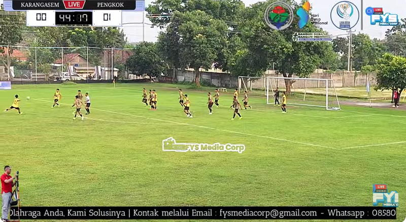 Situasi Pertandingan TIm Sragen Vs TIm (Grobogan (Gambar FYS MEdia Corp)
